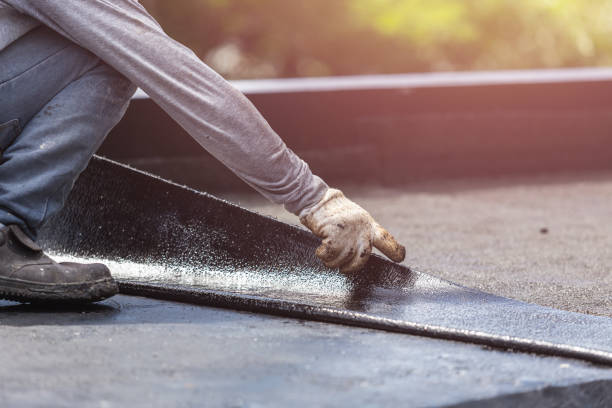 Professional Waterproofing technician working in Battle Creek, MI